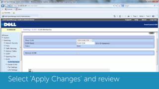 PowerConnect 6200 Creating and applying VLANs to an interface [upl. by Liscomb]