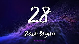 28  Zach Bryan Instrumental [upl. by Acirrej]