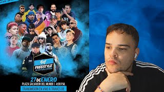 🔴 REACCIÓN EN VIVO 4H FREESTYLE EVENTO INTERNACIONAL II META NEKROOS LARRIX [upl. by Adnih]