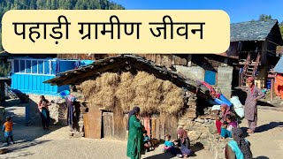 Mountain Village Life in the Indian Himalayas  हिमाचल के पहाड़ी गाँव व जीवन । The Young Monk [upl. by Ecyarg]