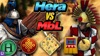 Chinese vs Incas  1v1 Arabia  vs MbL  AoE2 [upl. by Yoong874]