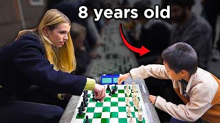 8YearOld Kid SHOCKS Chess Master [upl. by Ymled]