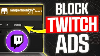 How to Block Ads on Twitch PC 2024 [upl. by Hgeilhsa809]