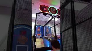 Playing basketball at Chuck e cheeses [upl. by Eanerb944]