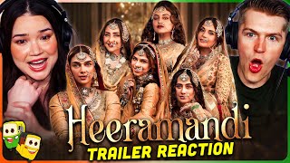 HEERAMANDI THE DIAMOND BAZAAR Official Trailer Reaction  Sanjay Leela Bhansali [upl. by Ilwain835]