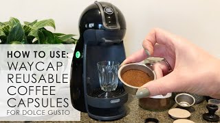 Refillable Pods For Dolce Gusto  Using WayCap Coffee Capsules [upl. by Diraj50]