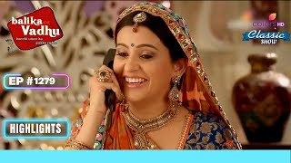 Shiv ने किया Anandi को Admire  Balika Vadhu  बालिका वधू  Highlight  Ep 1279 [upl. by Minabe]