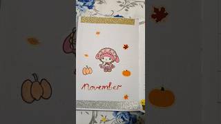 Bullet Journal Spread for November 2024 subscribe preppy cute fall bulletjournalluv fyp viral [upl. by Aiak]