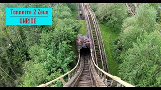 TONNERRE 2 ZEUS Onride PARC ASTERIX 2023 [upl. by Meingolda]