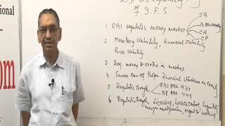 RBI as regulator of Indian Financial System Lecture MBA by Mr BKJain [upl. by Roderich]