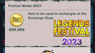 HOW TO GET LEGENDS FESTIVAL MEDALS 2023 EASILY 🔥 3000 FREE CHRONO CRYSTALS Dragon Ball Legends [upl. by Retnuh]