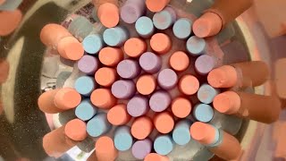 💙Crunchy and Dusty Baking Soda💜2speeds🧡asmr satisfying crush 💙 [upl. by Lienad61]