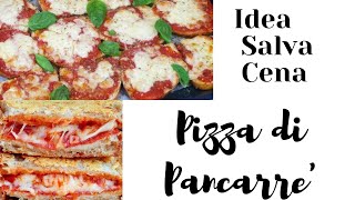 Pizza di Pancarre la Ricetta Salva cenaBuonissima [upl. by Attennod528]