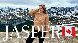 48HRS IN JASPER NATIONAL PARK  Columbia Icefield Adventure Miette Hot Springs  Jasper Skytram [upl. by Estren]