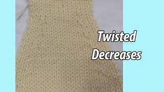 Twisted Decreases [upl. by Dewees110]