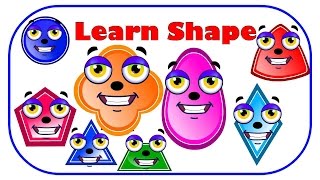 Shapes for Kids Kindergarten Learn Color Full Shapes With quotChoo Choo Trainquot [upl. by Leacim928]