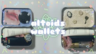 ⋆𐙚 ALTOIDS WALLET ₊˚⊹♡ diy altoids wallet ideas [upl. by Fern]