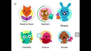 Sago mini School  Reading numbers and Shapes activities [upl. by Waynant]