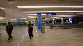 Cancun Airport International Arrival 2024 CUN [upl. by Anauqahs562]