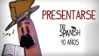 Cómo presentarse en español Aprender español inicial [upl. by Annuahsal94]