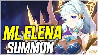 ASTROMANCER ELENA SUMMON 6STAR amp GEARING HER  Epic Seven [upl. by Kcirdde]