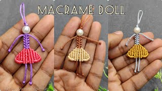 DIY Handmade Macrame Doll [upl. by Eehsar]