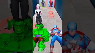 Kiss Run Captain Man vs Hulk In Barry Prison spiderman gta [upl. by Sivle]