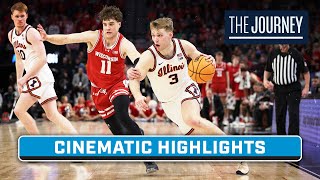 Cinematic Highlights Illinois vs Wisconsin  2024 Big Ten Basketball Championship  The Journey [upl. by Harmonia765]