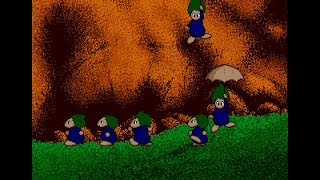 Lemmings Mega Drive Sega Genesis full playthrough [upl. by Iah]