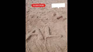 Natural Baat Sand Writing in Sea Beach And Fullj Enjoing [upl. by Nuahsyar]