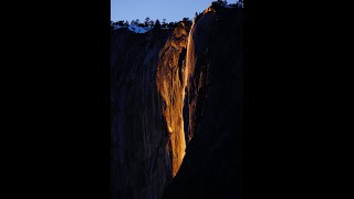 Horsetail Falls  Natural Yosemite Valley Firefall [upl. by Mackey743]