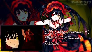 BO3 Emblem Tutorial 1 Date a live KurumiTokisaki [upl. by Auston]