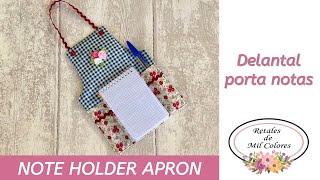 Delantal para Notas diy 5minutecrafts apron pasoapaso 113 [upl. by Roid]