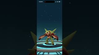 Evolving Shiny Quilladin Into Shiny Chesnaught In Pokémon Go [upl. by Purcell]