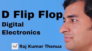 D flip flop  Digital Electronics by Raj Kumar Thenua  Hindi  Urdu [upl. by Rainah361]