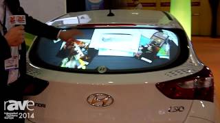 ISE 2014 Eyefactive Shows Interactive Car Rear Window w Integrated Modular CameraBased Tracking [upl. by Stanhope]