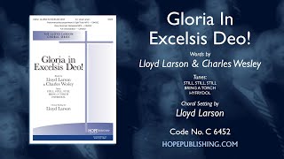 Gloria in Excelsis Deo  arr Lloyd Larson [upl. by Elamaj]