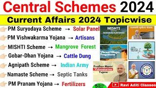 Scheme 2024 Current Affairs  Central Govt Schemes 2024  Scheme Current Affairs 2024  Scheme 2024 [upl. by Debor]