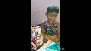 Kid Ahan Doing school project [upl. by Elime]