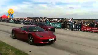 Seat Ibiza Bocanegra vs Ferrari 458 Italia [upl. by Madelina]