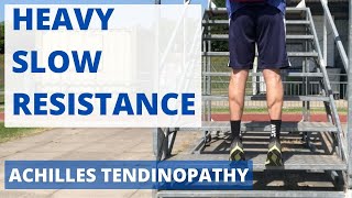 Heavy Slow Resistance Training for Achilles Tendinopathy [upl. by Losse]