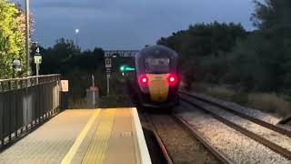 Imerys freight and two GWR IETs at Worle [upl. by Annahsed]