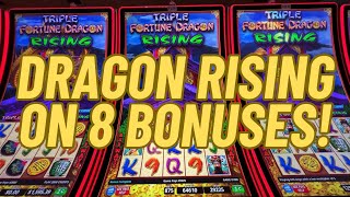 slots POV 🐉 Triple Fortune Dragon Rising — BONUS PLAY — My 875 bonus was very disappointing Why [upl. by Aved723]