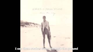 Angus amp Julia Stone  Draw Your Swords with Lyrics [upl. by Dnyletak513]