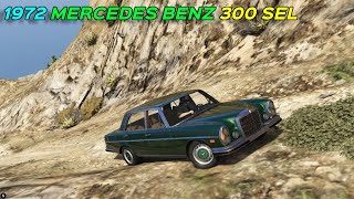 1972 Mercedes Benz 300 Sel Offroading in Gta5 sgamer mercedes [upl. by Acirt]