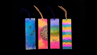 4 Easy DIY Bookmark Ideas  Bookmarks with paper  Craft Tutorial  Vibha Rajpal [upl. by Lorain]