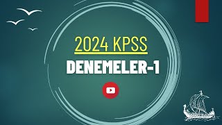 DENEMELER  1 2024 KPSS ÖZEL [upl. by Aysahc]