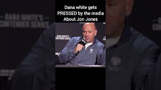 Dana White gets PRESSED by the media about Jon Jones‼️ [upl. by Wakefield791]