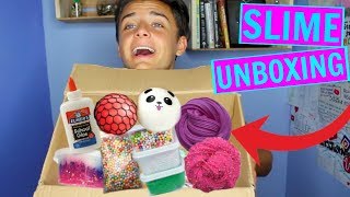 HUGE SLIME PACKAGE UNBOXING from Famous Etsy Slime Shops GLITTERSLIMES SLIMEEDADDY amp MORE [upl. by Nirmak]