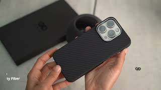 Magsafe Real Aramid Carbon Fiber Case With Open Side For iPhone 1515 Pro [upl. by Iseabal866]